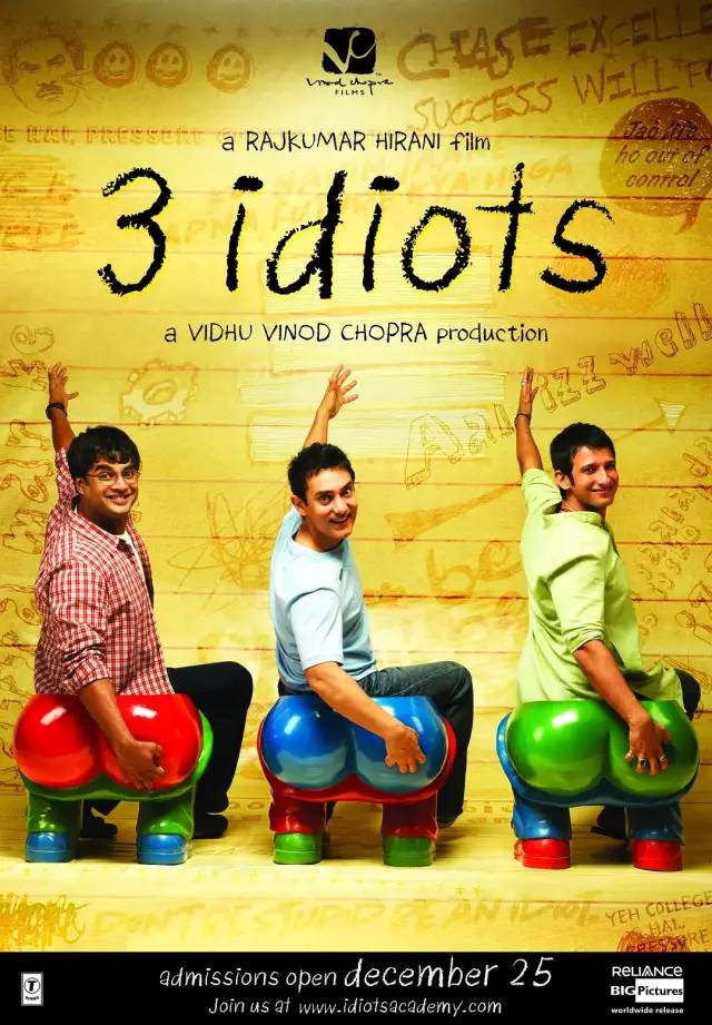 三傻大闹宝莱坞   3 Idiots   三个傻瓜  作死不离3兄弟(港) (Reg)