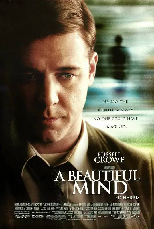 美丽心灵   A Beautiful Mind   有你终生美丽(港)  美丽境界(台) (Reg)